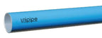 Blue pipe with 'Unipipe' branding on a white background