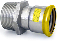 316L Gas Adaptor with Male Thread