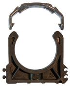 Airenergy Dev CL16 pipe clips securing tubes, made of durable material, designed for reliable pipe mounting and organization.