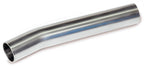 Metallic exhaust pipe on a white background