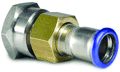 Female Barrel Union Brass Nut EPDM Flat Seal