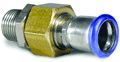 Male Barrel Union Brass Nut EPDM Flat Seal