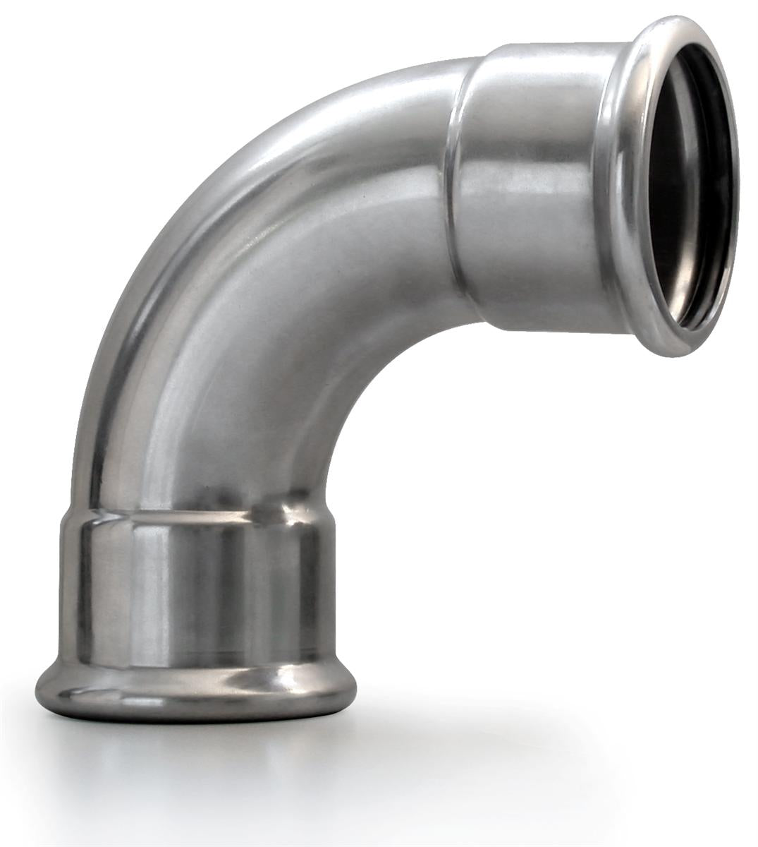316L stainless steel 90-degree elbow fitting from Airenergy Dev, with a 139.7mm size for plumbing or industrial use