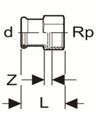 Diagram of a diode with labeled components on a white background