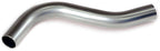 Metallic exhaust pipe on a white background