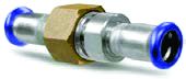Pipe - Pipe Barrel Union Brass Nut EPDM Flat Seal