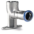 90° Female Elbow Extended offset Wall Mount - Europress