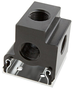 Rail mounted Aluminium manifold