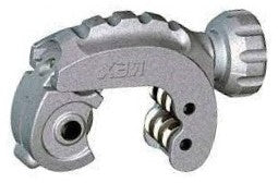 Metal pipe cutter tool on a white background