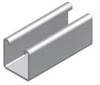Universal zinc-coated steel strut by Airenergy Dev, 41x41x6m, 2.5 gauge, for structural framing and support applications.