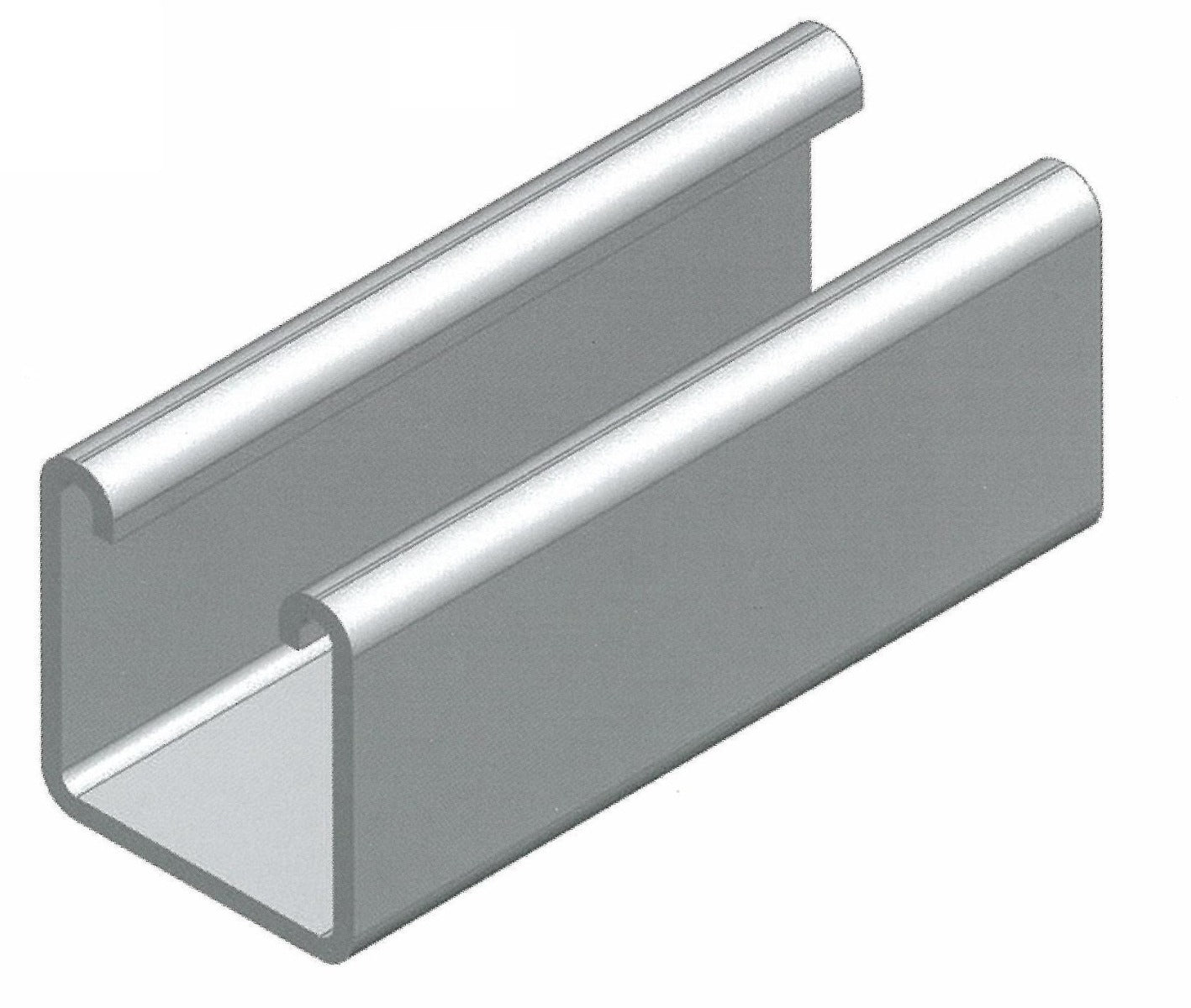 Universal zinc-coated steel strut by Airenergy Dev, 41x41x6m, 2.5 gauge, for structural framing and support applications.