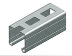 Universal zinc-coated steel strut by Airenergy Dev, 41x41x6m, 2.5 gauge, used for structural support and framing.