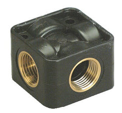 Porting block 4 way