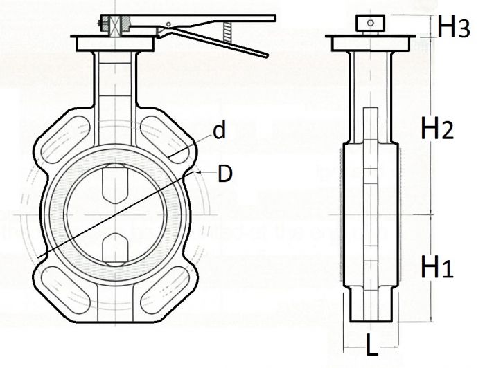 Wafer Butterfly Valve