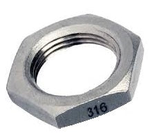 Europress Aus stainless steel lock nut with threaded design, durable and corrosion-resistant for secure fastening applications.