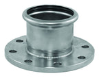 Metal flange on a white background