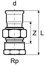 Female Barrel Union Brass Nut