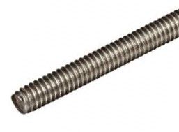 316 stainless steel threaded rod, Europress HSROD08SS, showing the smooth, threaded surface and polished finish.