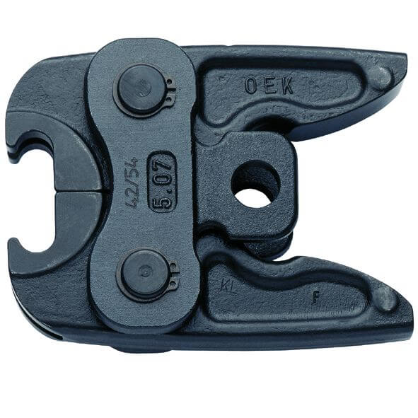 Black pipe cutter with 'OEK' branding on a white background