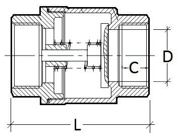 Stainless Steel Spring check valve